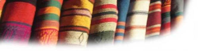 Übersicht über Tuchhängematten aus Baumwolle 