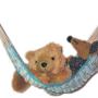 Kleine Hängematte aus Netz für Kuscheltiere