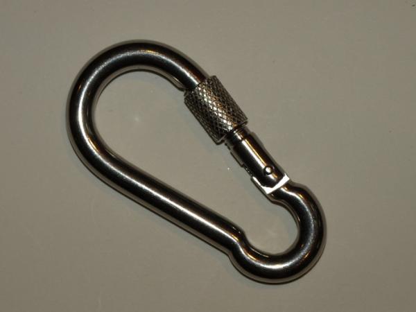 Bztzhm Karabinerhaken 2 Stück - O-förmige Sicherheitskarabiner 25KN Für Outdoor